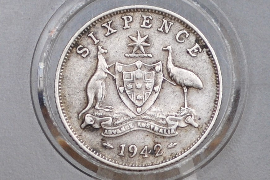 Australian Silver Sixpence - Choose by Date - Australian Six Pence 6 Pence From Australia