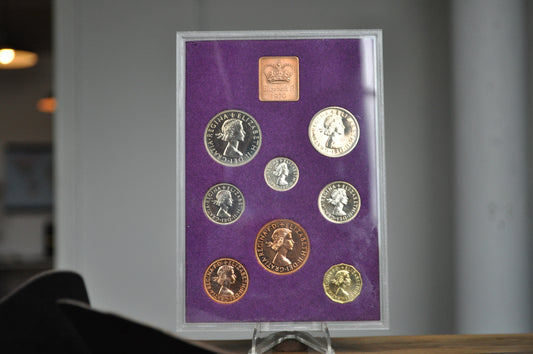 1970 Great Britain and Northern Ireland Proof Set - 1970 UK Proof Set - Set with Certificate -