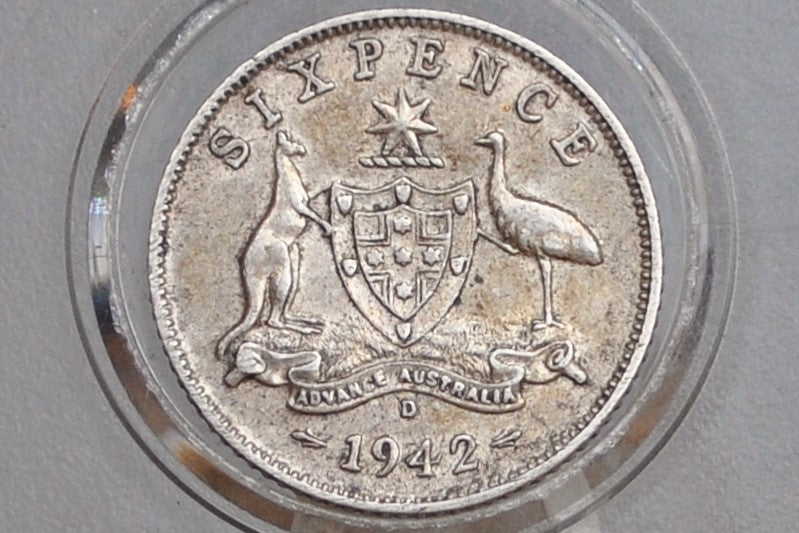 Australian Silver Sixpence - Choose by Date - Australian Six Pence 6 Pence From Australia