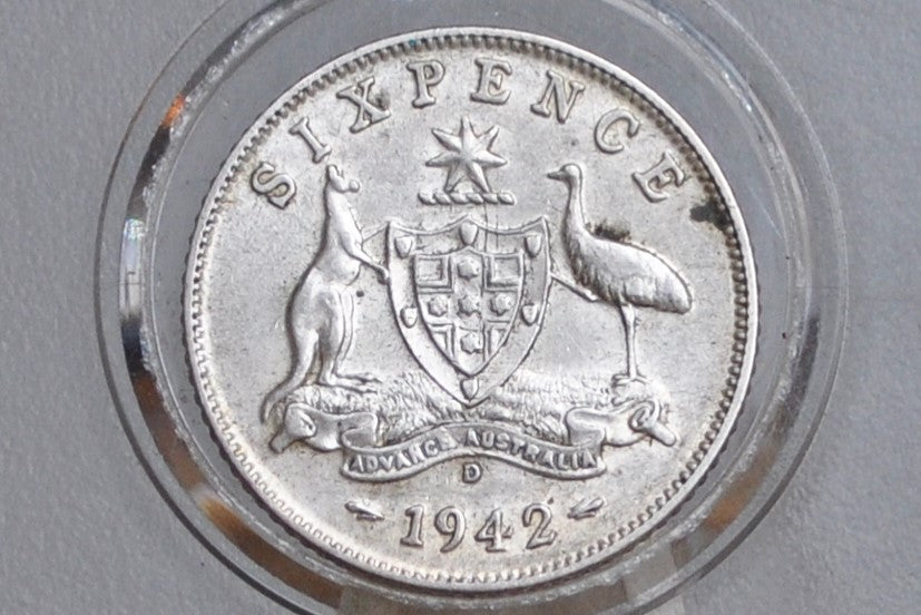 Australian Silver Sixpence - Choose by Date - Australian Six Pence 6 Pence From Australia