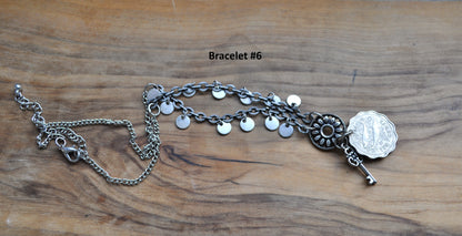 Vintage Coin Necklaces Coin Charms, Travel Charm Necklace, Choose by Necklace! Coin Charm Necklace, Heritage Charms