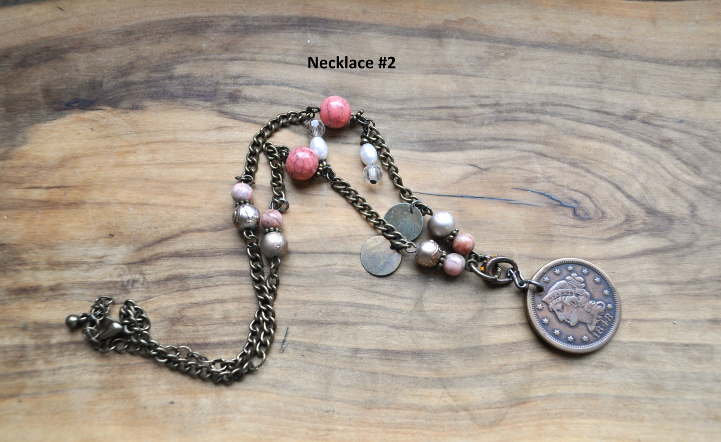 Vintage Coin Necklaces Coin Charms, Travel Charm Necklace, Choose by Necklace! Coin Charm Necklace, Heritage Charms
