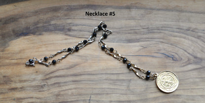 Vintage Coin Necklaces Coin Charms, Travel Charm Necklace, Choose by Necklace! Coin Charm Necklace, Heritage Charms