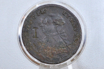 Free Imperial State of Nurenberg Louis XVI Brass Counter Token - Great Condition - The Martyr King Louis XVI -