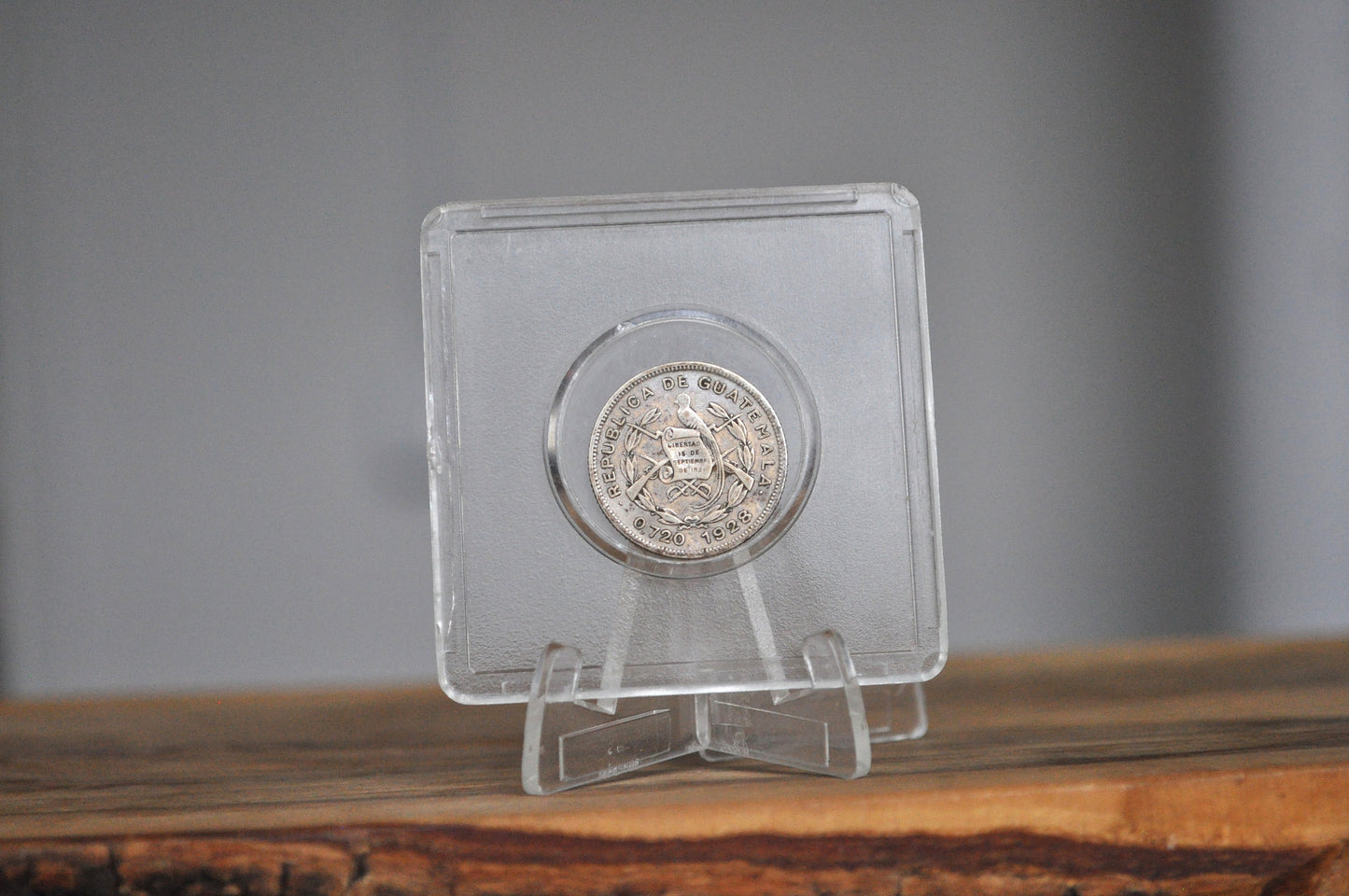 Rarer 1928 Silver Guatemala 10 Centavos - Great Condition - Republic of Guatemala Coin - Guatemala Quetzal -