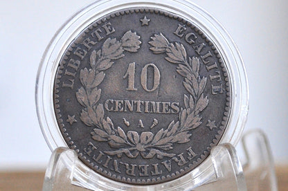 1897 France 10 Centimes - Great Condition - 10 Centimes 1897A France - Paris Mint