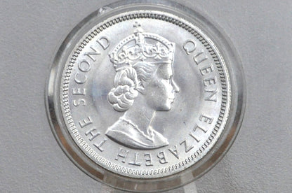 1973 Hong Kong 50 Cents - BU/UNC Grade / Condition - Queen Elizabeth II - Half Dollar Hong Kong -
