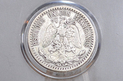 1930 Silver Mexican 20 Centavos - F/VF Condition - Mexico City Mint - Mexican Republic Coins -