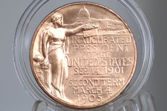1905 Theodore Roosevelt Second Inauguration Commemorative Bronze Token - 50th Anniversary Mount Rushmore Series -
