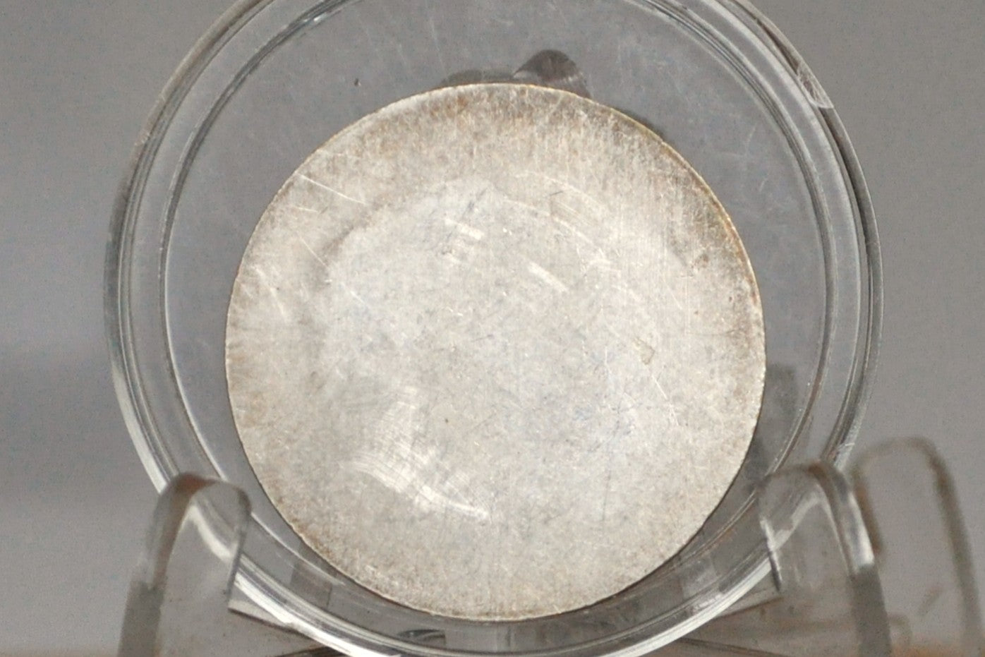 Scarce Celtic Lettering St. Christopher Protect Us Medal - Religious Protection Medal - Bare Back