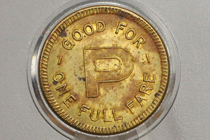 Vintage Pearl Harbor Drivers Association Hawaii Fare Token - Good For Token - Hawaii Transportation Token