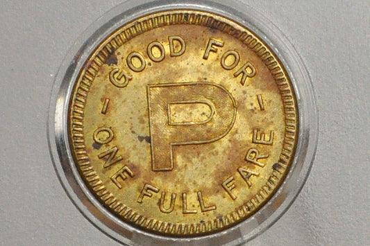 Vintage Pearl Harbor Drivers Association Hawaii Fare Token - Good For Token - Hawaii Transportation Token