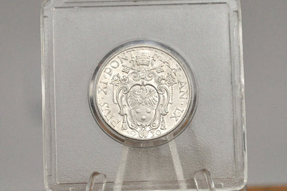 1930 Vatican City 50 Centesimi Coin - Vatican City Michael Archangel Coin - St. Michael the Archangel Coin