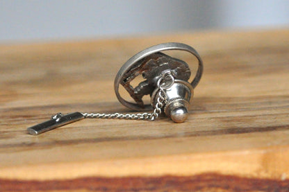 Handmade Buffalo Nickel Cutout Cufflink Pin - Handcrafted Cufflink Pin - Buffalo Nickel Commemorative Cutout Cufflink