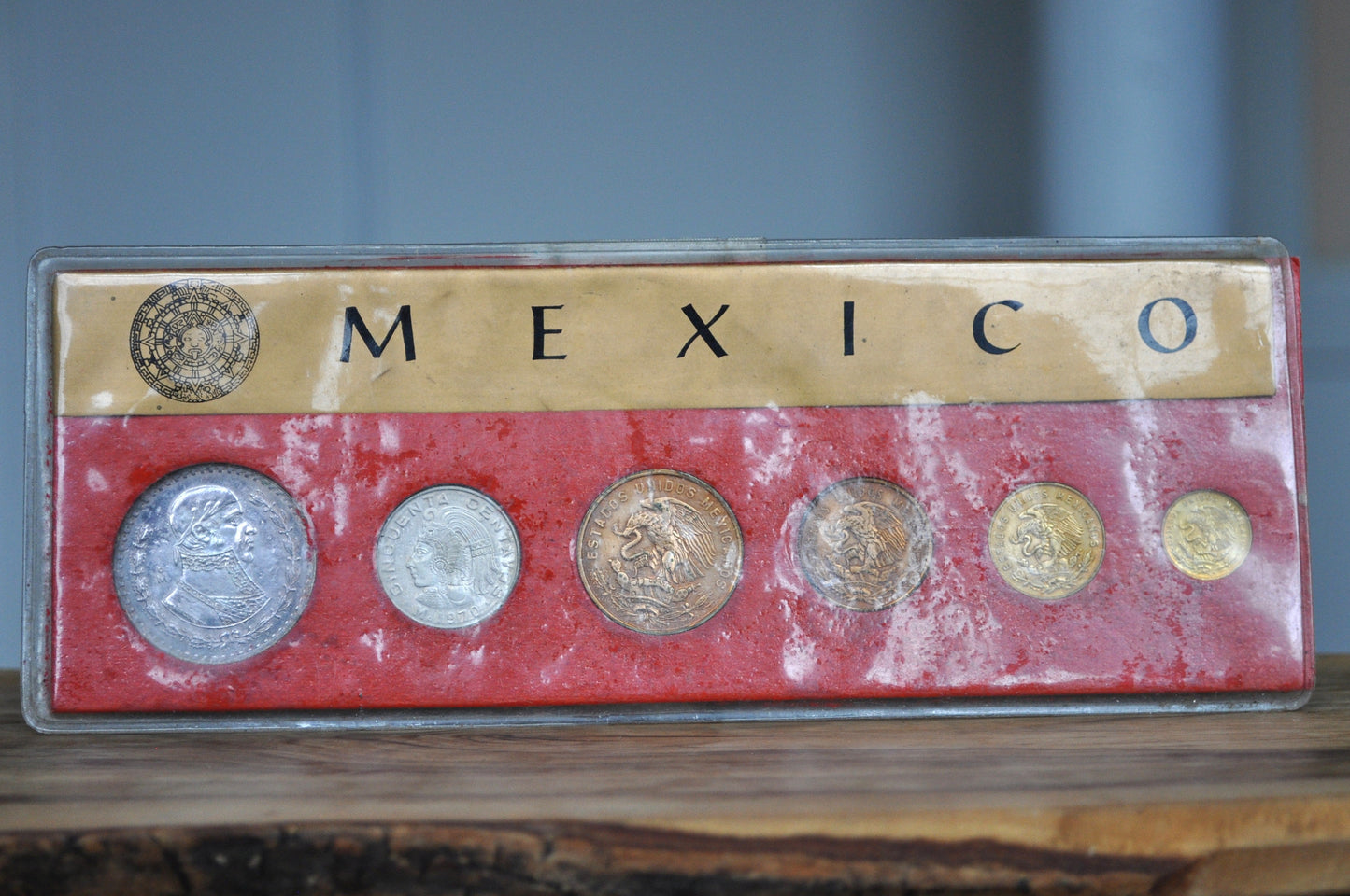 1960/70s Mexico Uncirculated Set - Unique Mexican Collectible - Beautiful Mexican Coin Set -