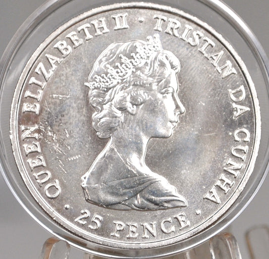 25 Pence Queen Mother Birthday - 1980 Twenty Five Pence Queen Elizabeth II Queen Mother Commemorative Birthday Issue