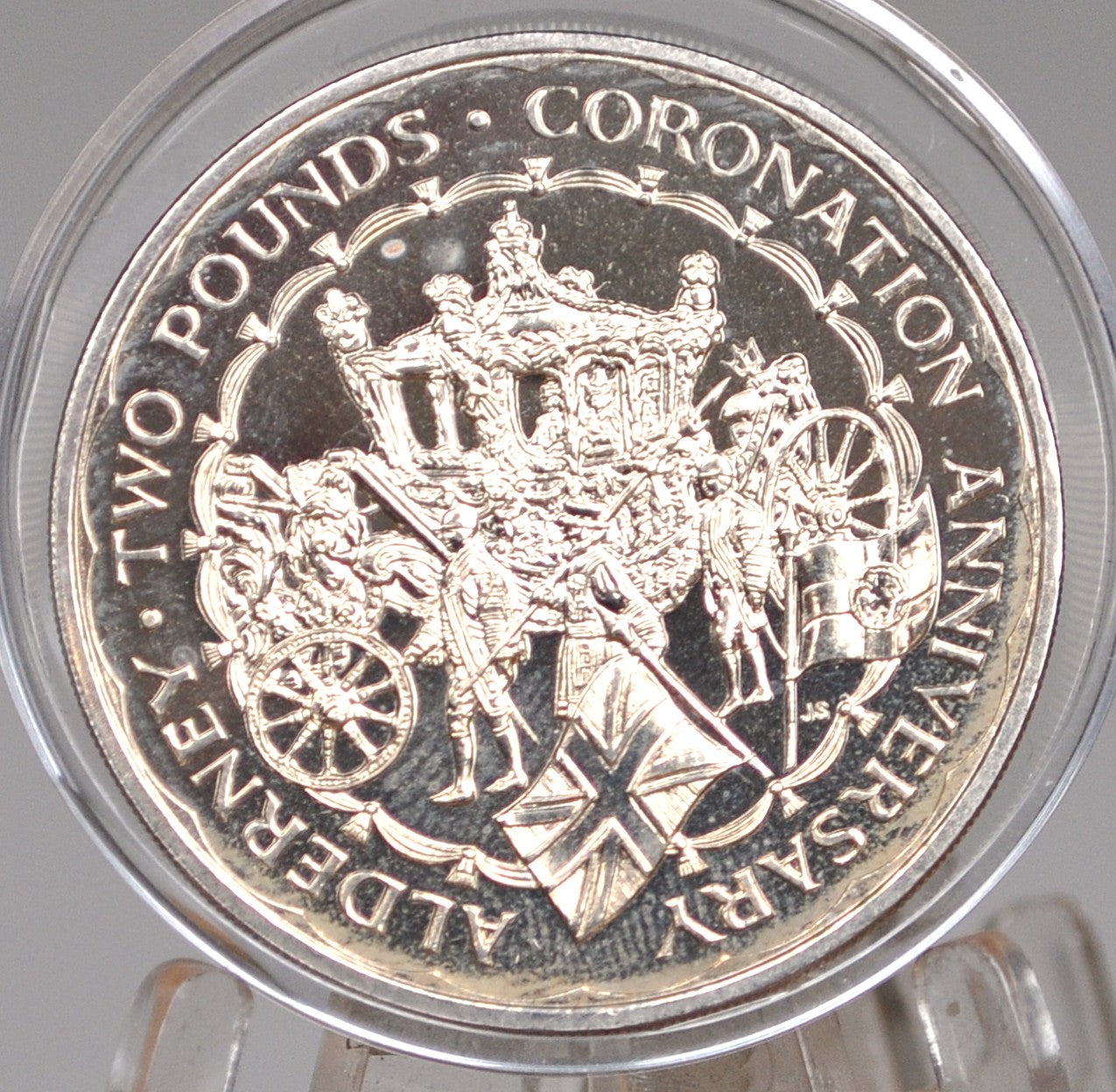 40th Anniversary Coronation of Queen Elizabeth II Two Pound Token - 1993 Two Pound Queen Elizabeth The Second Coronation Anniversary
