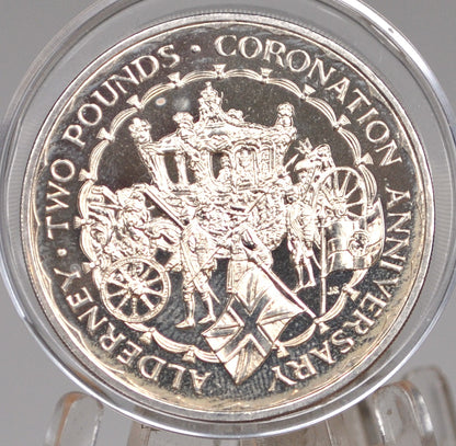 40th Anniversary Coronation of Queen Elizabeth II Two Pound Token - 1993 Two Pound Queen Elizabeth The Second Coronation Anniversary