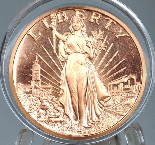 Walking Liberty Medal 200 Years of Liberty - 1976 Two Hundred Years of Liberty Medal - Bald Eagle/ Liberty Copper Medal
