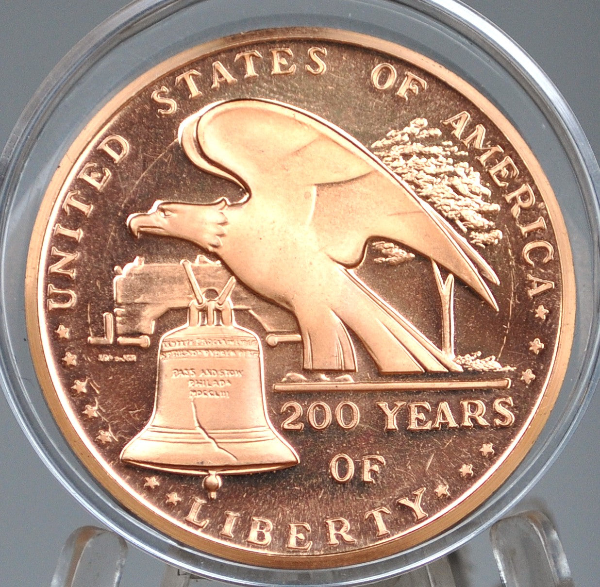 Walking Liberty Medal 200 Years of Liberty - 1976 Two Hundred Years of Liberty Medal - Bald Eagle/ Liberty Copper Medal
