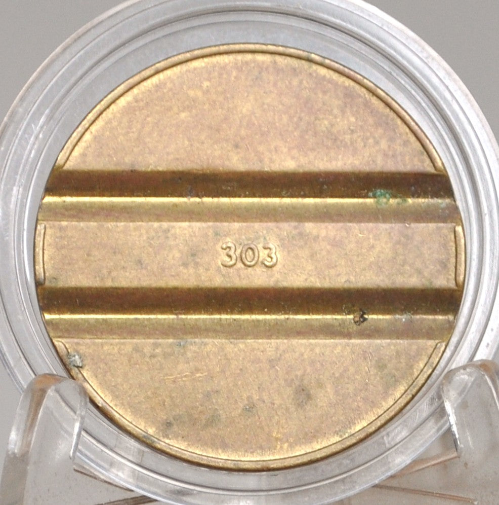 Litchfield, New Hampshire Tee Off At Mel's Golf Token - Golf Token at Mel's NH - Litchfield Tee off At Mel's with grooved reverse Token