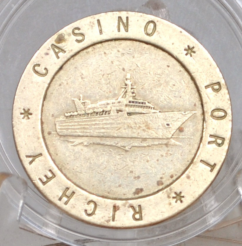 25 Cent Casino Port Richey Gaming Token - Twenty Five Cent Casino Gaming Token - Port Richey Gaming Token Casino