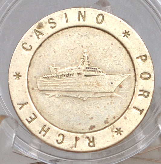 25 Cent Casino Port Richey Gaming Token - Twenty Five Cent Casino Gaming Token - Port Richey Gaming Token Casino