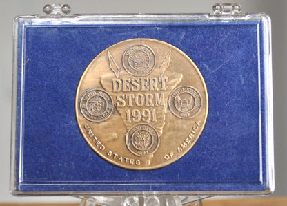 1991 Desert Storm United States of America Coin - Heroes of the Desert Storm Serving in the Persian Gulf War