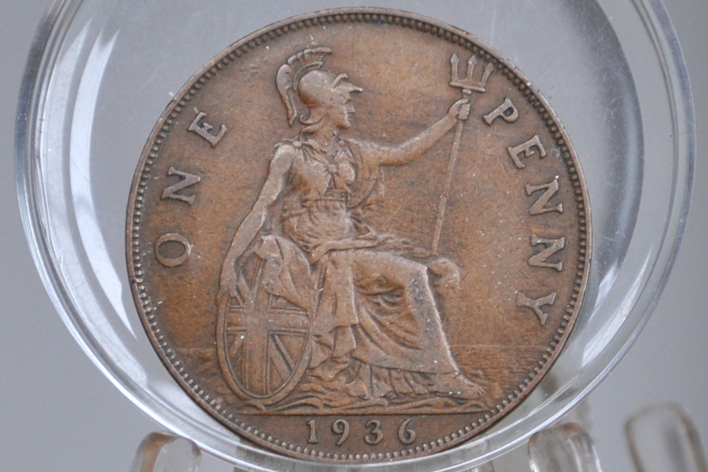 1936 Great Britain One Penny - Choose by Grade / Coin - UK Large Penny 1936