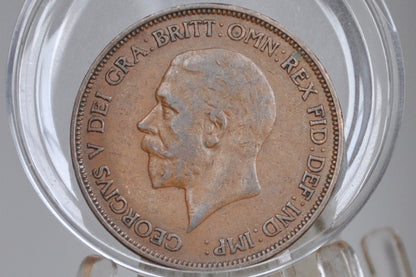 1936 Great Britain One Penny - Choose by Grade / Coin - UK Large Penny 1936