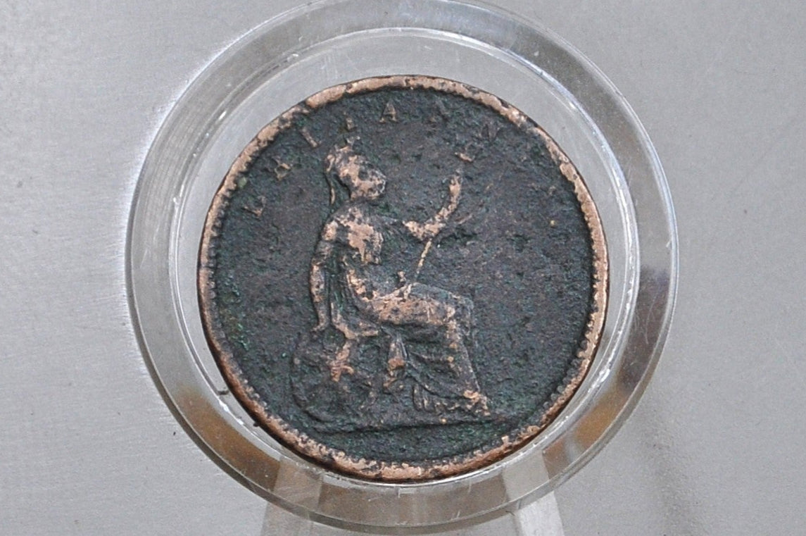 1848 Copper Ionian Islands 1 Lepton Greece - British United States of Ionian Islands Rarer Coin -