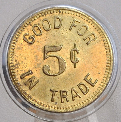 Westfield, Mass, Eagles Athletic Assn., Inc. Trade Token - Five Cents in Trade Token in Westfield Massachusetts