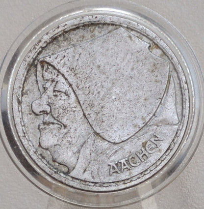 1920 Ten Pfennigs From The City Of Aachen - Prussian Province of Rhine 1920 Ten Pfennigs