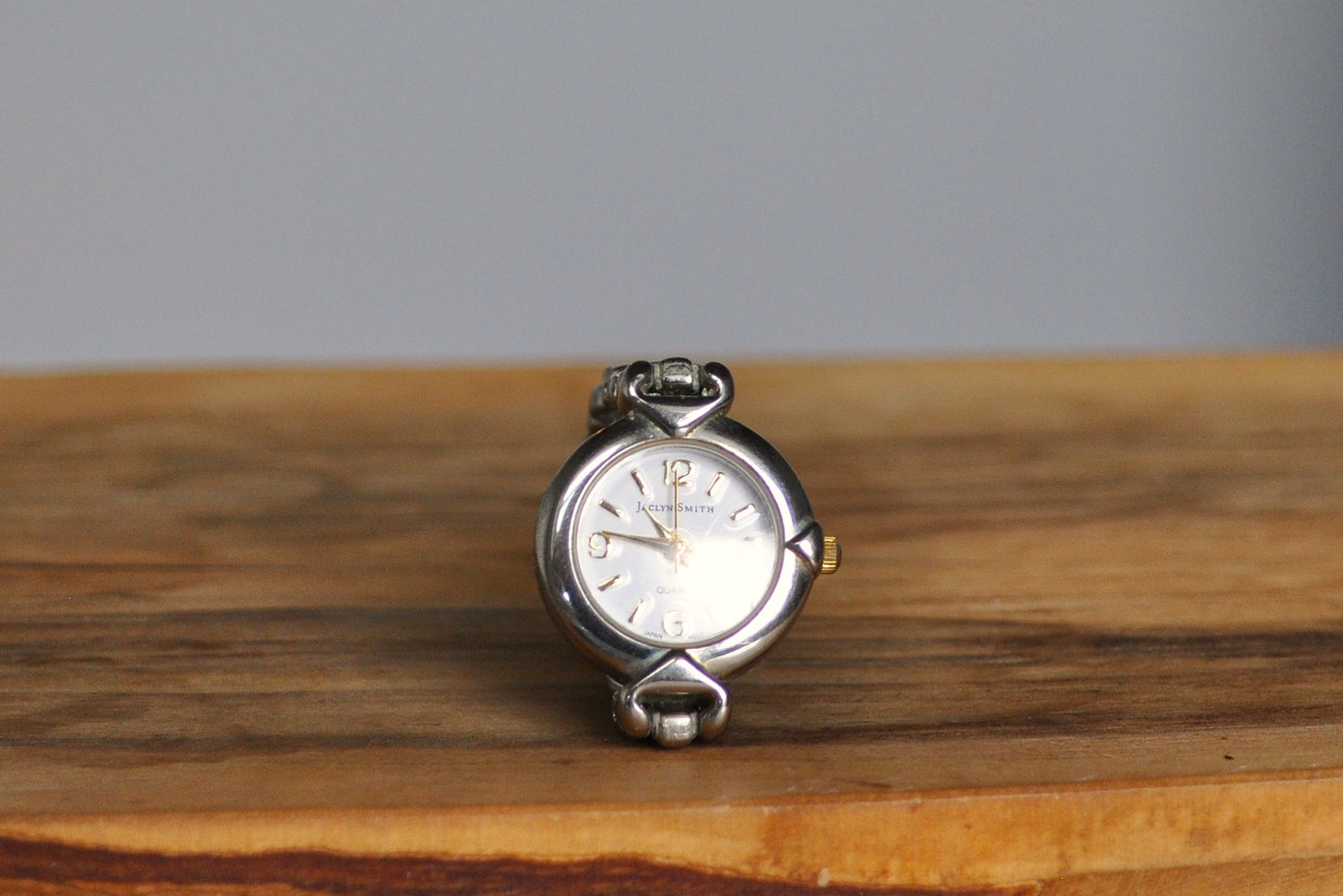 Dainty Stainless Steel Silver Tone Jaclyn Smith Watch - Quartz Movement - Working!