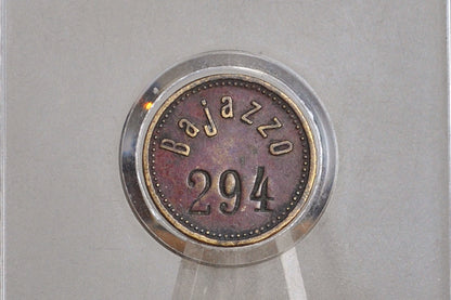 Rare Bajazzo 294 2D German Game Token - German Coin Game - Antique Skill Game Token