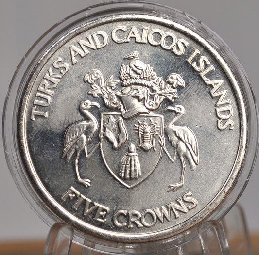 Turks and Caicos Islands Five Crowns 1992 Olympic Medallions set of 3 - 1992 Set of Three Olympic Medallions