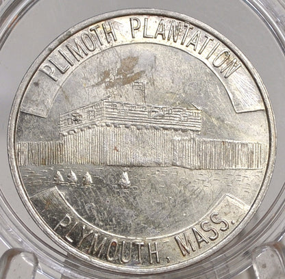 Mayflower II Plimoth Plantation Massachusetts Token - Plymouth, Mass Mayflower Token