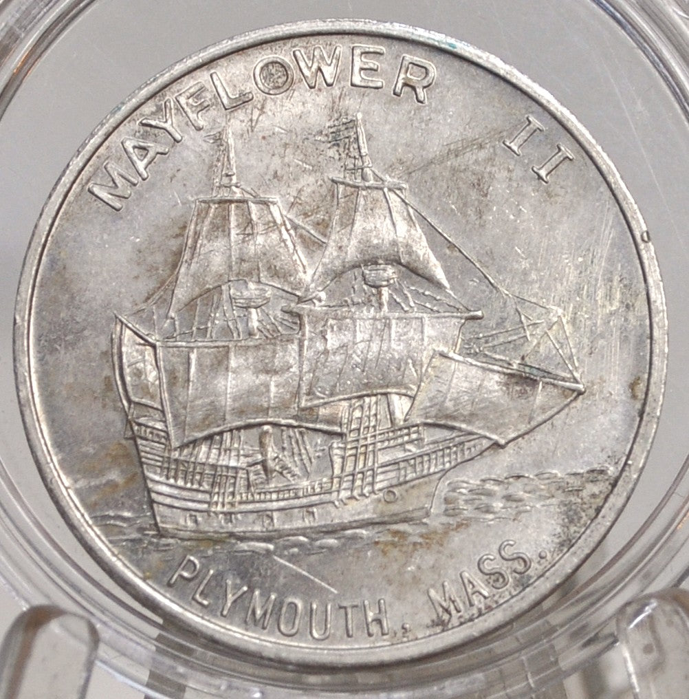 Mayflower II Plimoth Plantation Massachusetts Token - Plymouth, Mass Mayflower Token