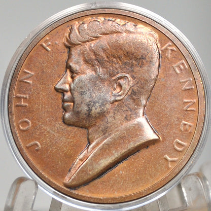 John F Kennedy Inauguration Bronze Medallion 1961 - 1961 JFK Inaugural Token