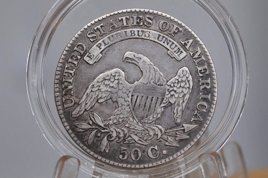 1830 Capped Bust Half Dollar - XF Details, Scratched; Historic Coin, 1830 Half Dollar US Half Dollar 1830, Rare Early Half, Early American Coin