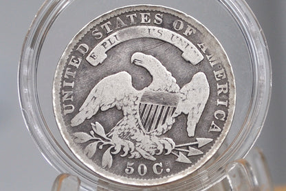 1836 Capped Bust Half Dollar - VG/VG+; Great Detail - 1836 Half Dollar US Half Dollar 1836 Early American Coin