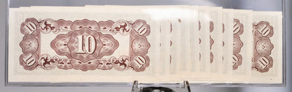 1942 Philippines Japanese Government 10 Centavos Note - WWII Occupied Philippines - Uncirculated - 1942 Filipino Ten Centavos Note - P#104a