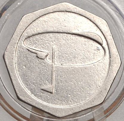 Zippo Greenskeeper Golf Putting Octagon Token - Vintage Golf Driving Range Token - Flat Golf Marker From Zippo Greenskeeper