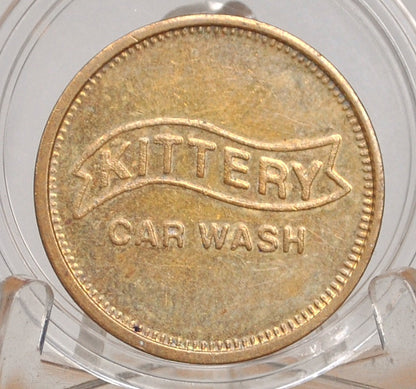 Antique Car Carwash Token Kittery, Maine - Car Wash Token Kittery Car Wash - Carwash Token Kittery Maine