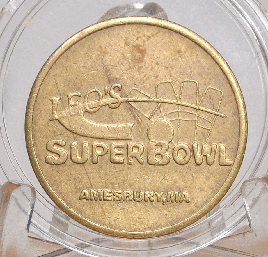 Leo's Super Bowl Amesbury, Massachusetts Token - Mike Leo's Bowling Token