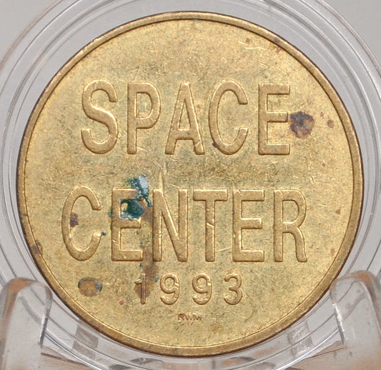 1993 Space Center Arcade Token - Space Station Arcade Game Token