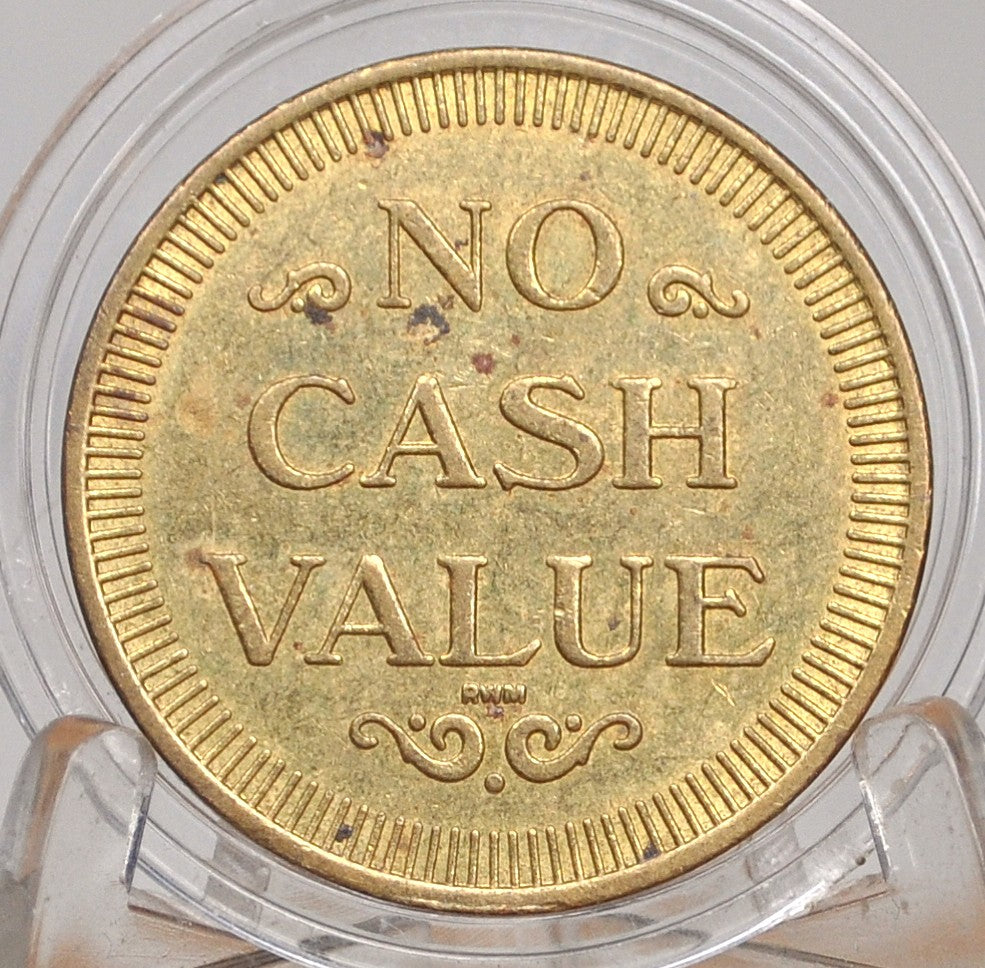 1993 Space Center Arcade Token - Space Station Arcade Game Token