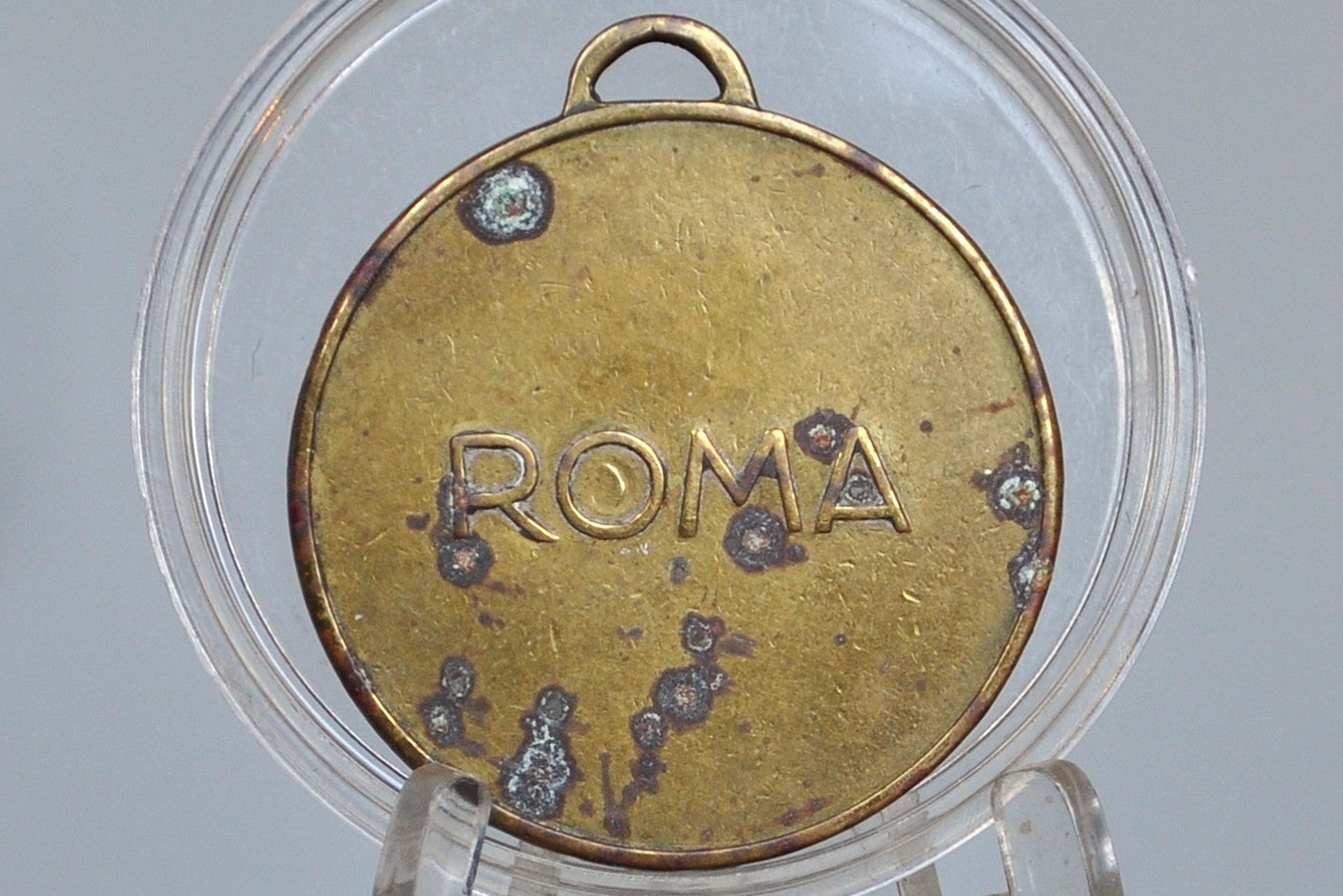 Amazing St Christopher Roma Medal Pendant - Catholic Medal - St Christopher Safety Pendant