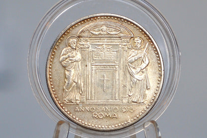 1975 Vatican City Commemorative Pope Paulus VI Medal - Holy Year Memorial Medal - Paul VI Medallion