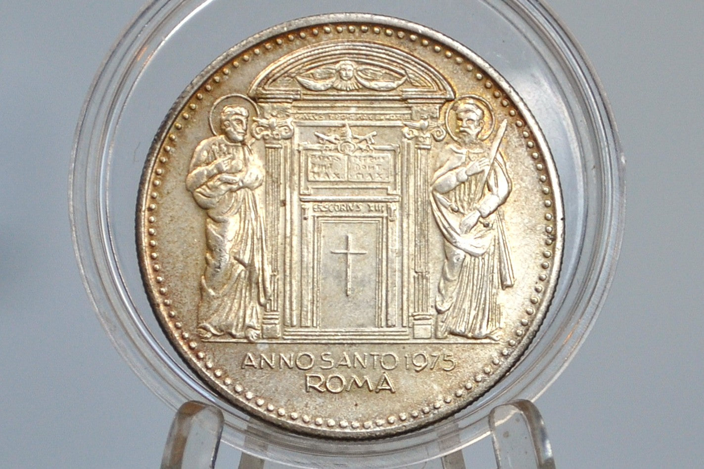 1975 Vatican City Commemorative Pope Paulus VI Medal - Holy Year Memorial Medal - Paul VI Medallion